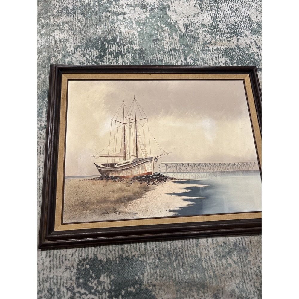1980 Barbara‎ Barry watercolor Framed Painting